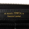 モンテスピガ 長財布 ラウンドファスナー メンズ ブラック monte SPIGA MOSBHSD001BK BLACK