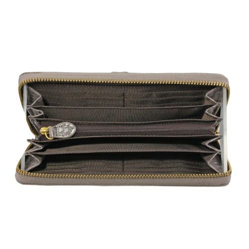 ロダニア 長財布 ラウンドファスナー メンズ グレー RODANIA RDOC9685BTP トープ