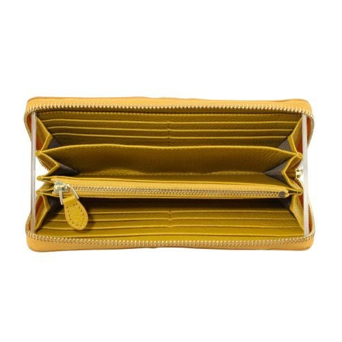 ロダニア 長財布 ラウンドファスナー メンズ イエロー RODANIA RDOC9862YW