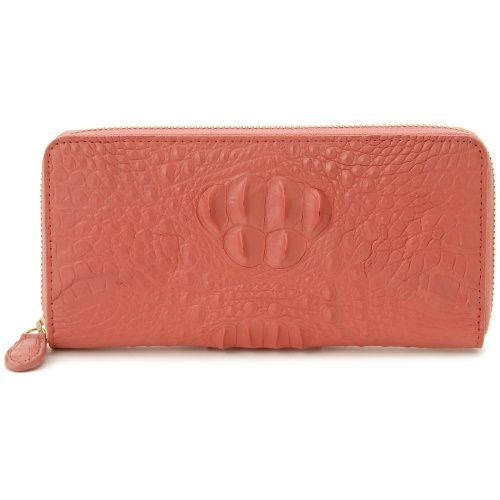 ロダニア 長財布 ラウンドファスナー メンズ ピンク RODANIA RDOC9972HCRCPK コーラルピンク