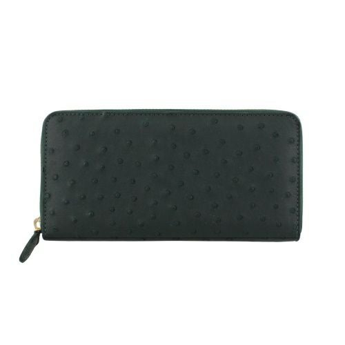 ロダニア 長財布 ラウンドファスナー メンズ グリーン RODANIA