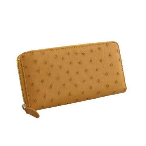 ロダニア 長財布 ラウンドファスナー メンズ イエロー RODANIA RDOO9896F-CN チェスナット