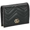 グッチ 二つ折り財布 レディース GGマーモント ブラック GUCCI 466492 DTD1T 1000
