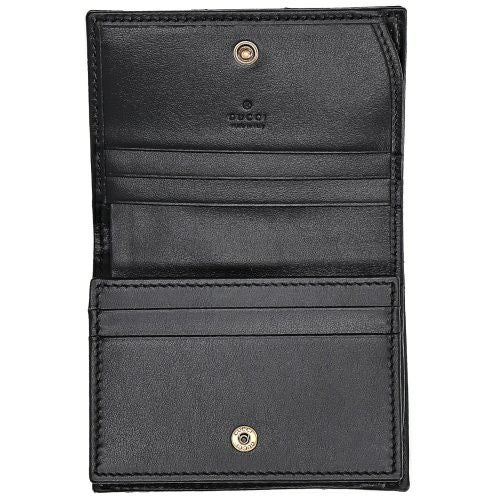 グッチ 二つ折り財布 レディース GGマーモント ブラック GUCCI 466492