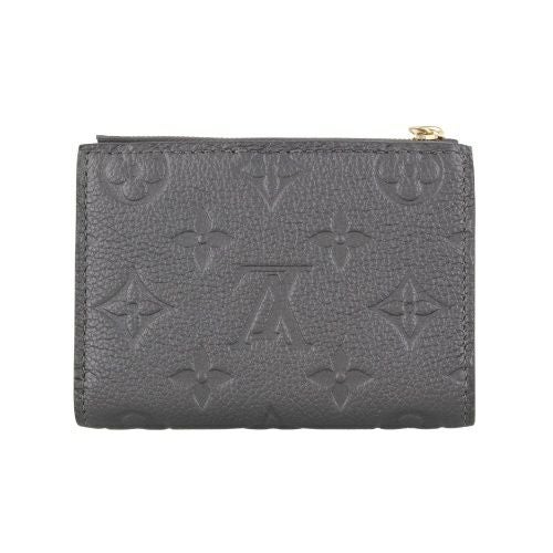 ルイヴィトン 二つ折り財布 モノグラム アンプラント ポルトフォイユ・リサ グレー LOUIS VUITTON M12536 ガンメタル レディース