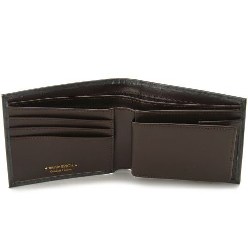 モンテスピガ 二つ折り財布 メンズ グリーン monte SPIGA MOSBHSD003GR GREEN