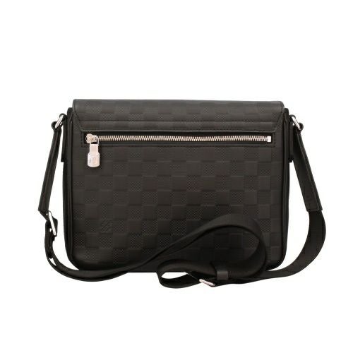 ルイヴィトン ショルダーバッグ メンズ ダミエ･アンフィニ ディストリクト PM NV3 ブラック LOUIS VUITTON N42711