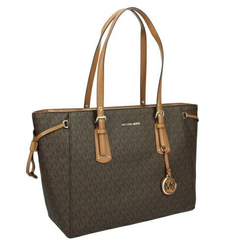マイケルコース トートバッグ レディース ボイジャー ミディアム ロゴ トートバッグ ブラウン MICHAEL KORS 30F8GV6T2B 200 BROWN