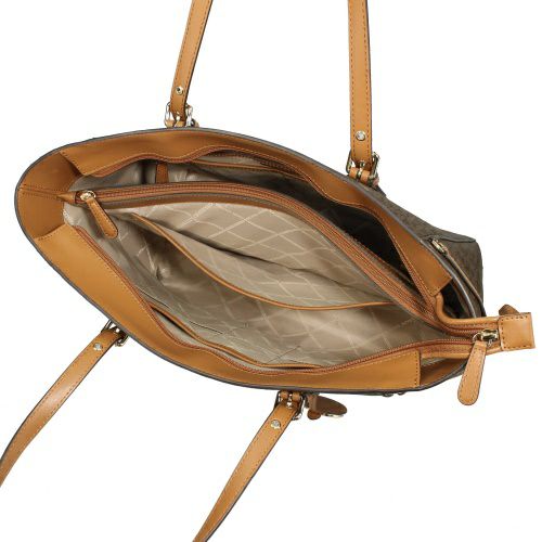 マイケルコース トートバッグ レディース ボイジャー ミディアム ロゴ トートバッグ ブラウン MICHAEL KORS 30F8GV6T2B 200 BROWN