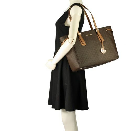 マイケルコース トートバッグ レディース ボイジャー ミディアム ロゴ トートバッグ ブラウン MICHAEL KORS 30F8GV6T2B 200 BROWN