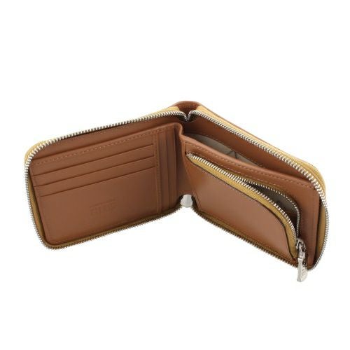 プリマクラッセ 二つ折り財布 メンズ ブラウン Prima Classe W121-6000