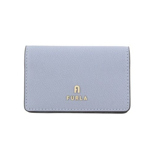 フルラ カードケース 名刺入れ レディース カメリア ブルー FURLA