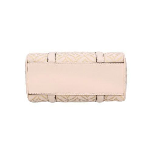 マイケルコース ショルダーバッグ レディース メタリック ロゴジャカード ダッフルクロスボディ スモール ホワイト MICHAEL KORS 35F4GTFC1J PL GLD MULTI