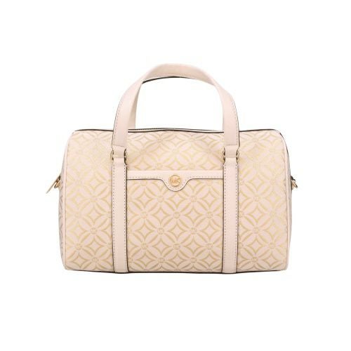 マイケルコース ショルダーバッグ レディース ジャカード ダッフル ホワイト MICHAEL KORS 35F4GTFS6J PL GLD MULTI