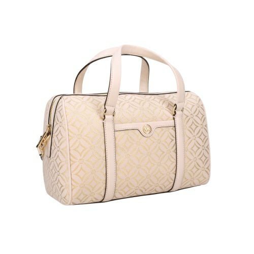 マイケルコース ショルダーバッグ レディース ジャカード ダッフル ホワイト MICHAEL KORS 35F4GTFS6J PL GLD MULTI