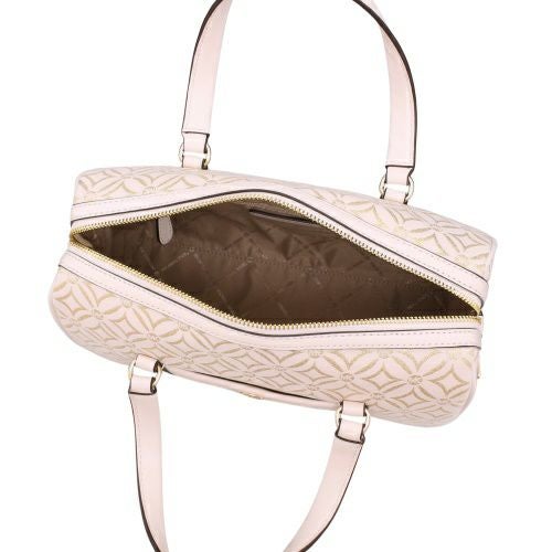 マイケルコース ショルダーバッグ レディース ジャカード ダッフル ホワイト MICHAEL KORS 35F4GTFS6J PL GLD MULTI