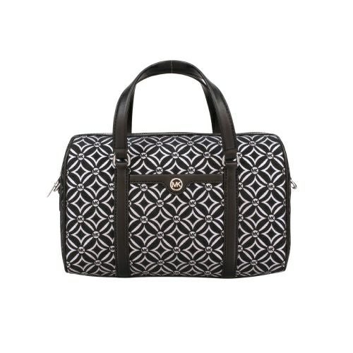 マイケルコース ショルダーバッグ レディース ジャカード ダッフル ブラック MICHAEL KORS 35F4STFS6J BLK/SILVER