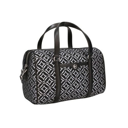 マイケルコース ショルダーバッグ レディース ジャカード ダッフル ブラック MICHAEL KORS 35F4STFS6J BLK/SILVER