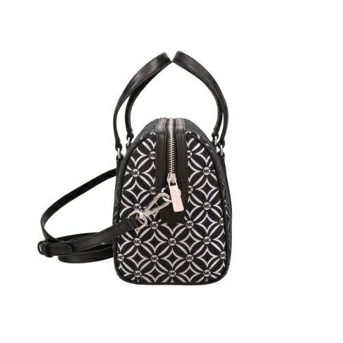 マイケルコース ショルダーバッグ レディース ジャカード ダッフル ブラック MICHAEL KORS 35F4STFS6J BLK/SILVER