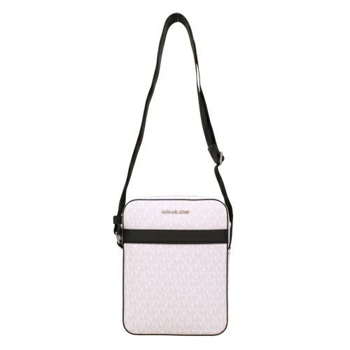 マイケルコース ショルダーバッグ メンズ クーパー シグネチャー ロゴ フライトバッグ ホワイト MICHAEL KORS 37F2LCOL6J BRIGHT WHT