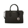 マイケルコース ハンドバッグ レディース SHEILA フォー サフィアーノ レザー センタージップ サッチェル ミディアム ブラック MICHAEL KORS 35S3S6HS2L BLACK