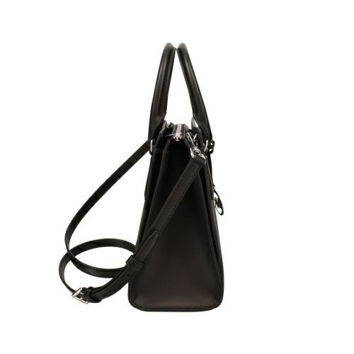 マイケルコース ハンドバッグ レディース SHEILA フォー サフィアーノ レザー センタージップ サッチェル ミディアム ブラック MICHAEL KORS 35S3S6HS2L BLACK