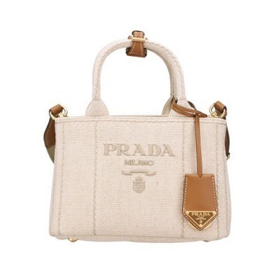 プラダ ハンドバッグ レディース カナパ CANAPA ホワイト PRADA 1BA038 