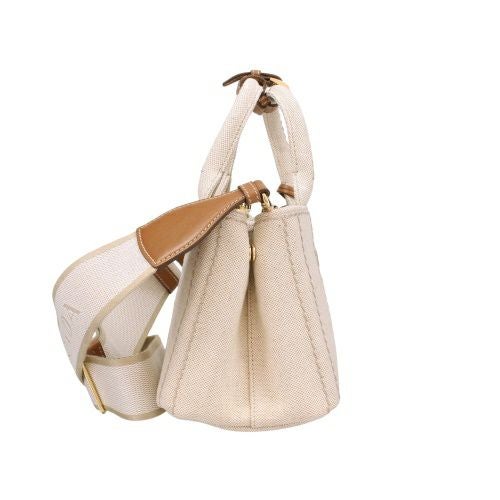 プラダ ハンドバッグ レディース カナパ CANAPA ホワイト PRADA 1BA038