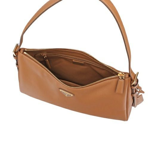 プラダ ハンドバッグ レディース ブラウン PRADA 1BC231 V LVM 2CYS F03BH CARAMEL 0