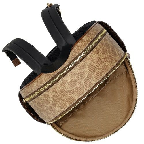 コーチ アウトレット バックパック リュックサック レディース シグネチャー コート バックパック ブラウン COACH OUTLET CZ176 IMXHE タン/ブラウン