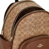 コーチ アウトレット バックパック リュックサック レディース シグネチャー コート バックパック ブラウン COACH OUTLET CZ176 IMXHE タン/ブラウン