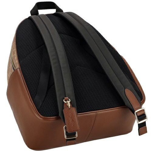 コーチ アウトレット バックパック リュックサック レディース シグネチャー コート バックパック ブラウン COACH OUTLET CZ176 IMXHE タン/ブラウン
