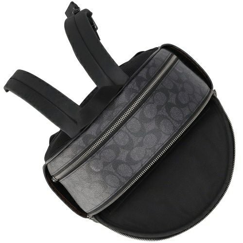 コーチ アウトレット バックパック リュックサック レディース シグネチャー コート バックパック ブラック COACH OUTLET CZ176 QBMI5 チャコール ブラック