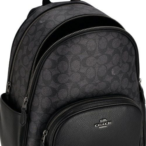 コーチ アウトレット バックパック リュックサック レディース シグネチャー コート バックパック ブラック COACH OUTLET CZ176 QBMI5 チャコール ブラック