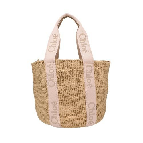 クロエ トートバッグ レディース ウッディ ラージ バスケットバッグ WOODY LARGE BASKET カゴバッグ ベージュ CHLOE CHC23AS380 L18 26Y BLUSHY BEIGE