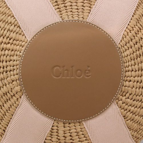 クロエ トートバッグ レディース ウッディ ラージ バスケットバッグ WOODY LARGE BASKET カゴバッグ ベージュ CHLOE CHC23AS380 L18 26Y BLUSHY BEIGE