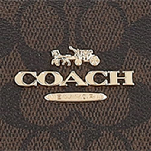 コーチ アウトレット トートバッグ レディース ギャラリー シグネチャー トート ブラウン COACH OUTLET CW381 IMXD0 ブラウン/レッド