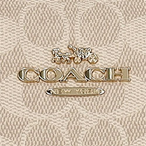 コーチ アウトレット トートバッグ レディース ギャラリー シグネチャー トート ホワイト COACH OUTLET CW381 IMXDM ベージュ/ホワイト