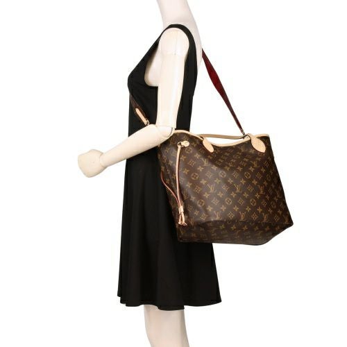 ルイヴィトン トートバッグ レディース モノグラム ネヴァーフル・インサイドアウト MM レッド LOUIS VUITTON M12096 ルージュ サリ