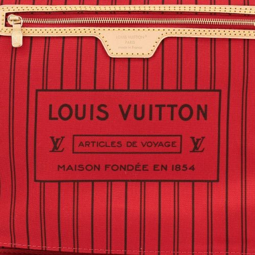 ルイヴィトン トートバッグ レディース モノグラム ネヴァーフル・インサイドアウト MM レッド LOUIS VUITTON M12096 ルージュ サリ