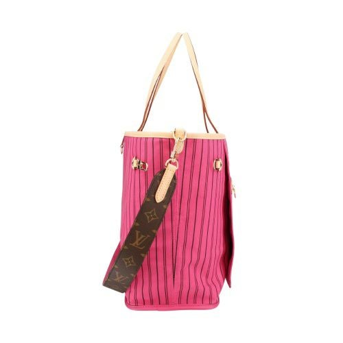 ルイヴィトン トートバッグ レディース モノグラム ネヴァーフル・インサイドアウト MM ピンク LOUIS VUITTON M12257 ローズ ポンディシェリ