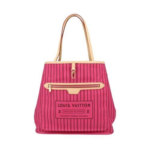 ルイヴィトン トートバッグ レディース モノグラム ネヴァーフル・インサイドアウト MM ピンク LOUIS VUITTON M12257 ローズ ポンディシェリ