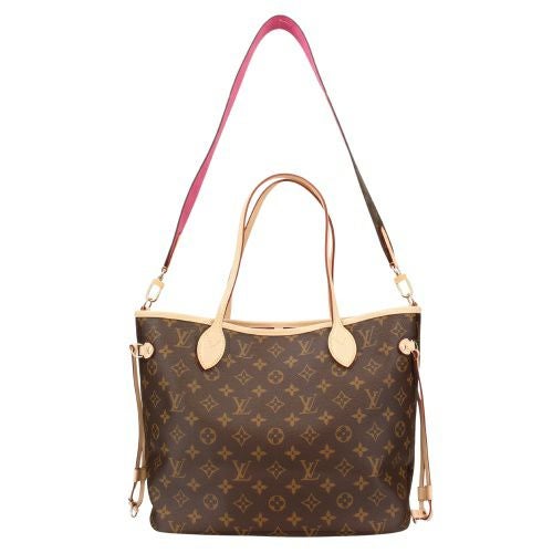 ルイヴィトン トートバッグ レディース モノグラム ネヴァーフル・インサイドアウト MM ピンク LOUIS VUITTON M12257 ローズ ポンディシェリ