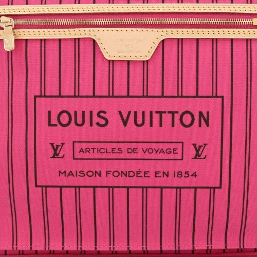 ルイヴィトン トートバッグ レディース モノグラム ネヴァーフル・インサイドアウト MM ピンク LOUIS VUITTON M12257 ローズ ポンディシェリ