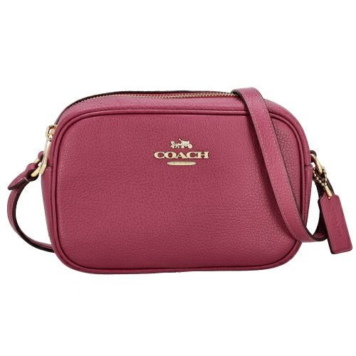 コーチ アウトレット ショルダーバッグ レディース リファインド ペブルド レザー ミニ ジェイミー カメラ バッグ ピンク COACH OUTLET CQ875 IMPIN