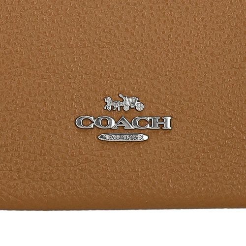 コーチ アウトレット ショルダーバッグ レディース ハンナ ダブル フェース レザー バケット バッグ ブラウン COACH OUTLET CR168 SV/QD ライトサドル