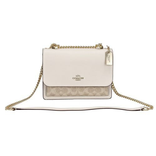 コーチ アウトレット ショルダーバッグ レディース シグネチャー ホワイト COACH OUTLET CV978 IMXDM ベージュ/ホワイト