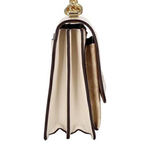 コーチ アウトレット ショルダーバッグ レディース シグネチャー ホワイト COACH OUTLET CV978 IMXDM ベージュ/ホワイト