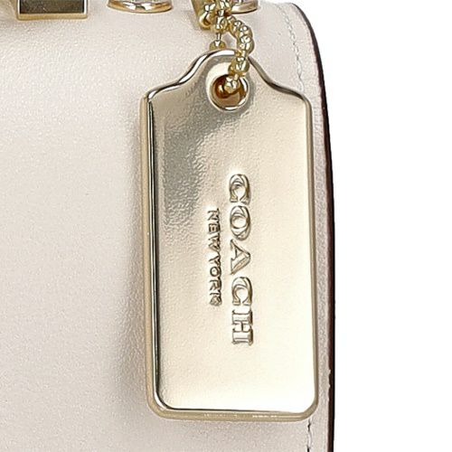 コーチ アウトレット ショルダーバッグ レディース シグネチャー ホワイト COACH OUTLET CV978 IMXDM ベージュ/ホワイト