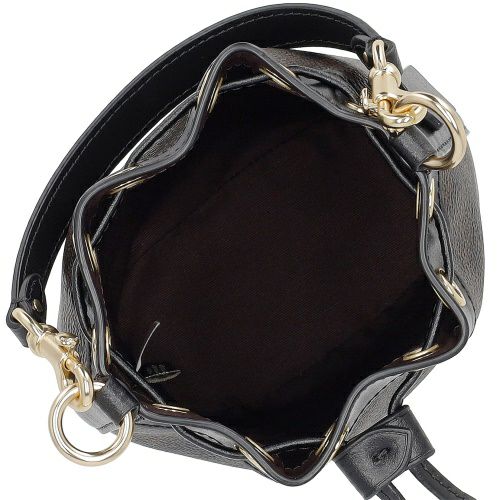 コーチ アウトレット ショルダーバッグ レディース シグネチャー ミニ バケット バッグ ブラウン COACH OUTLET CW299 IMXAQ ブラウン/ブラック